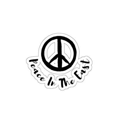 Peace In The East Stickers