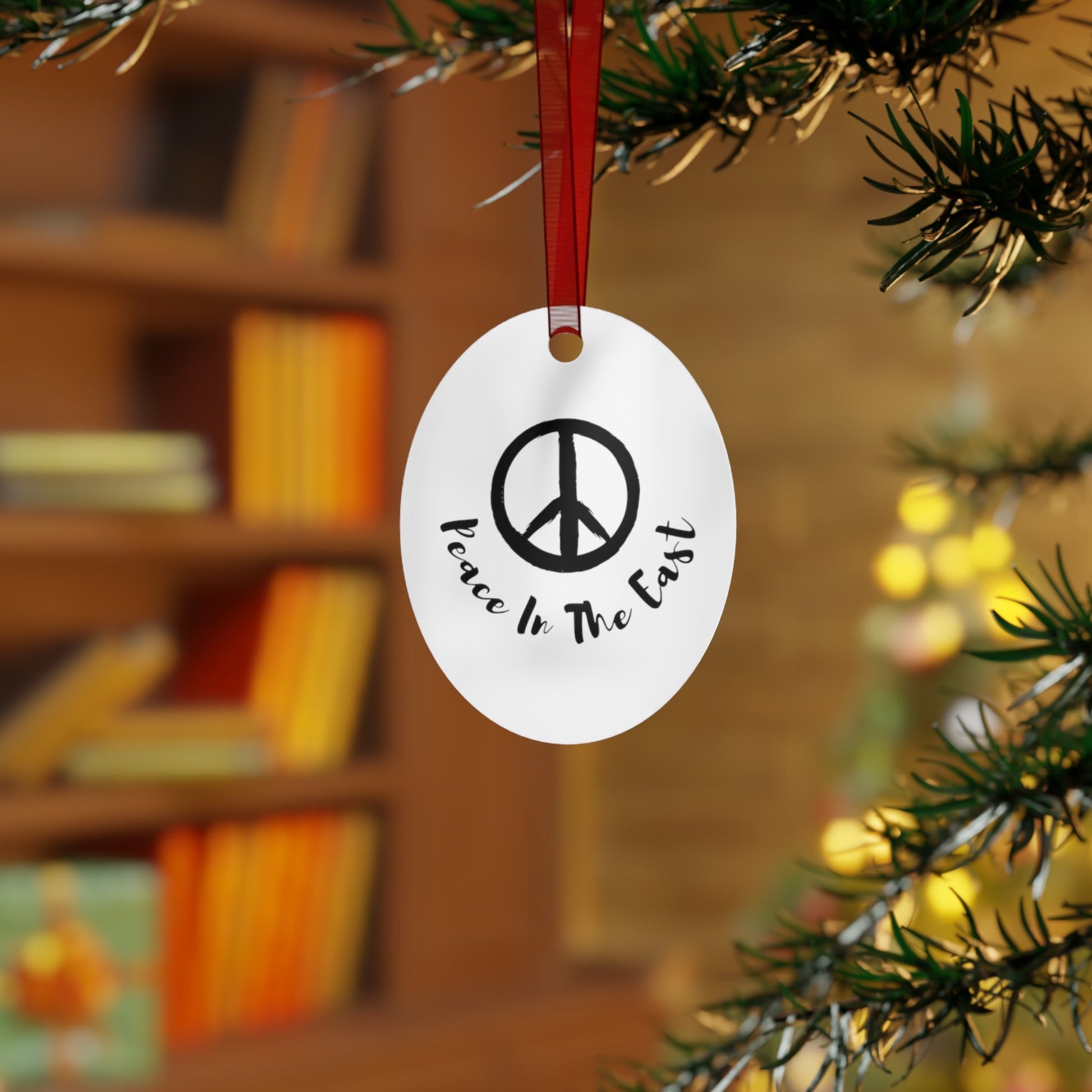 Peace In The East Metal Ornaments