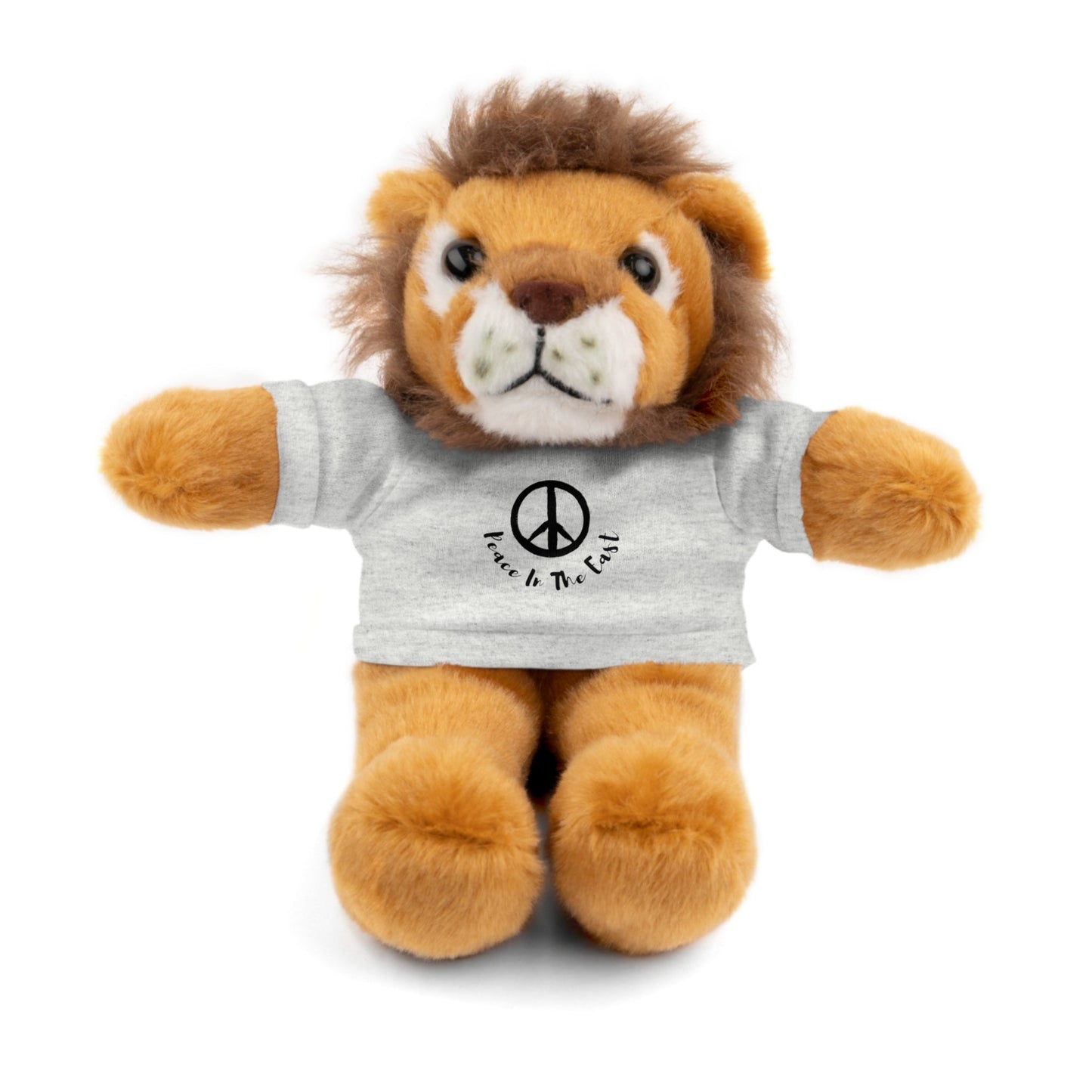 Peace In The East Stuffed Animals with Tee Ash Lion 8"