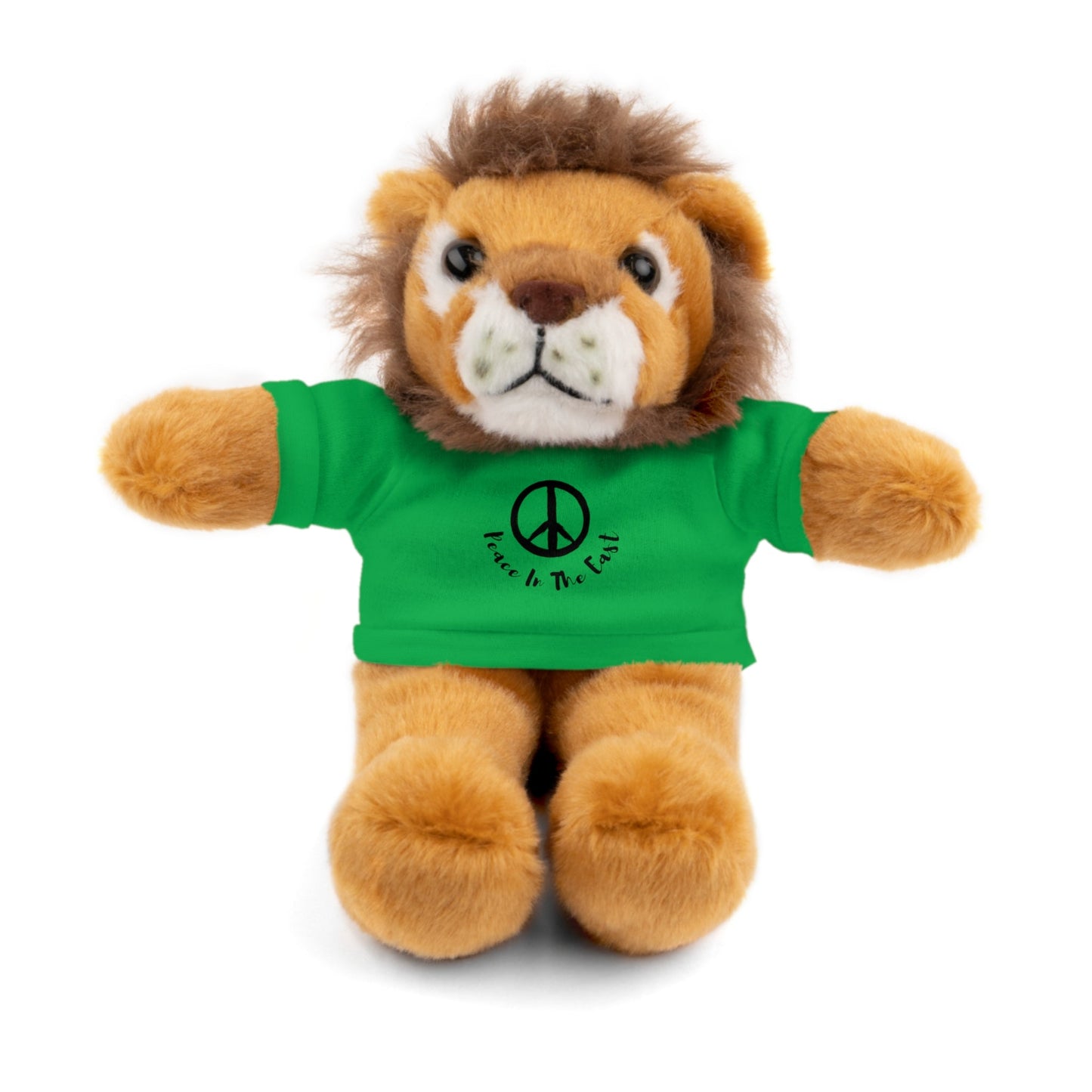 Peace In The East Stuffed Animals with Tee Irish Green Lion 8"