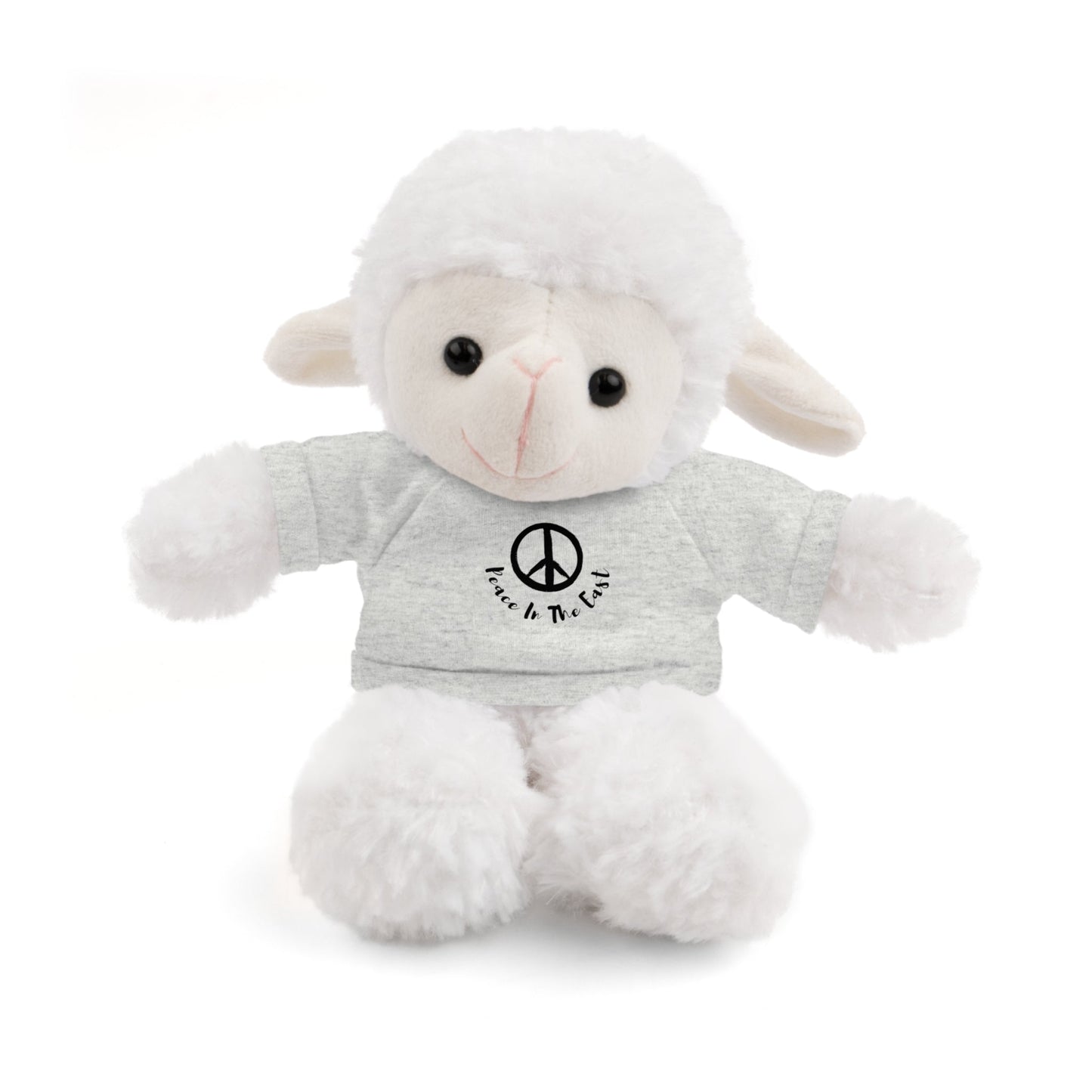 Peace In The East Stuffed Animals with Tee Ash Sheep 8"