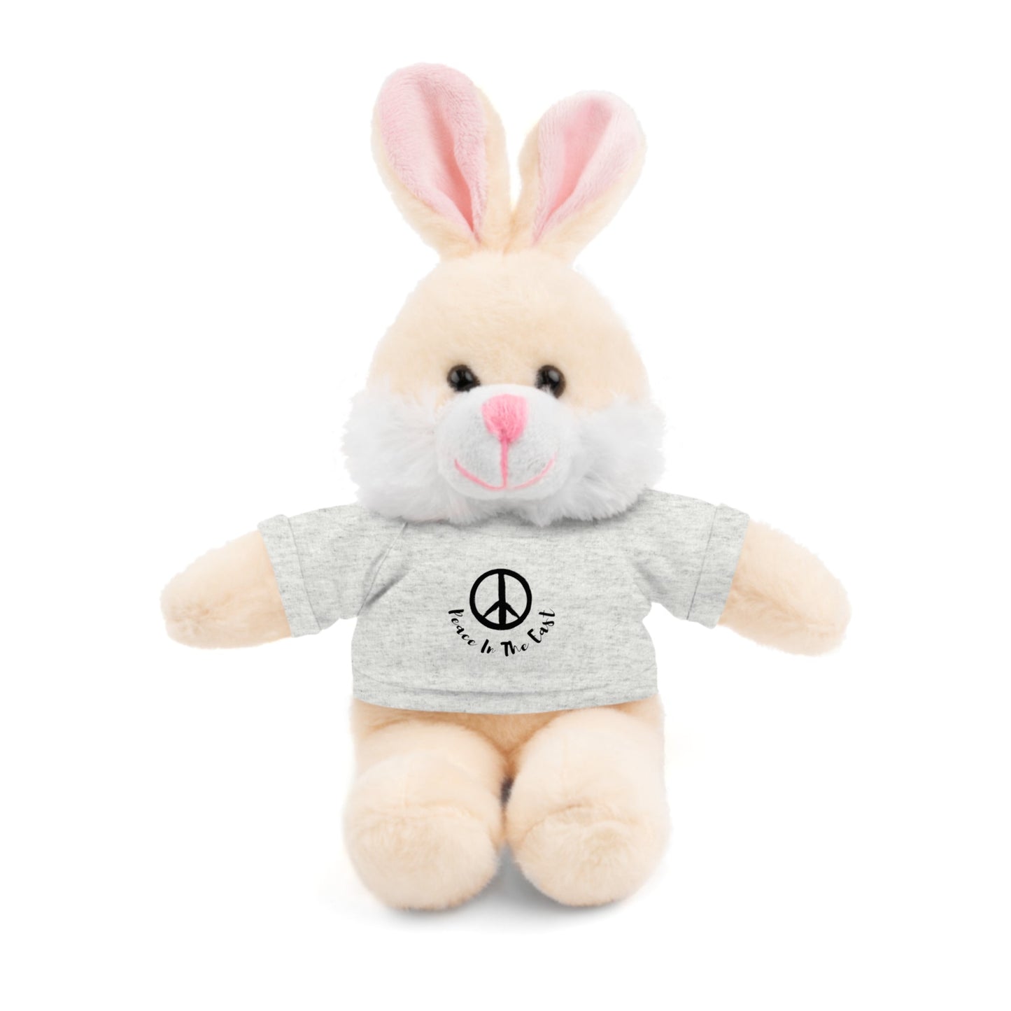 Peace In The East Stuffed Animals with Tee Ash Bunny 8"