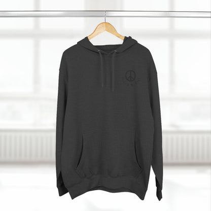 Peace In The East Three-Panel Fleece Hoodie