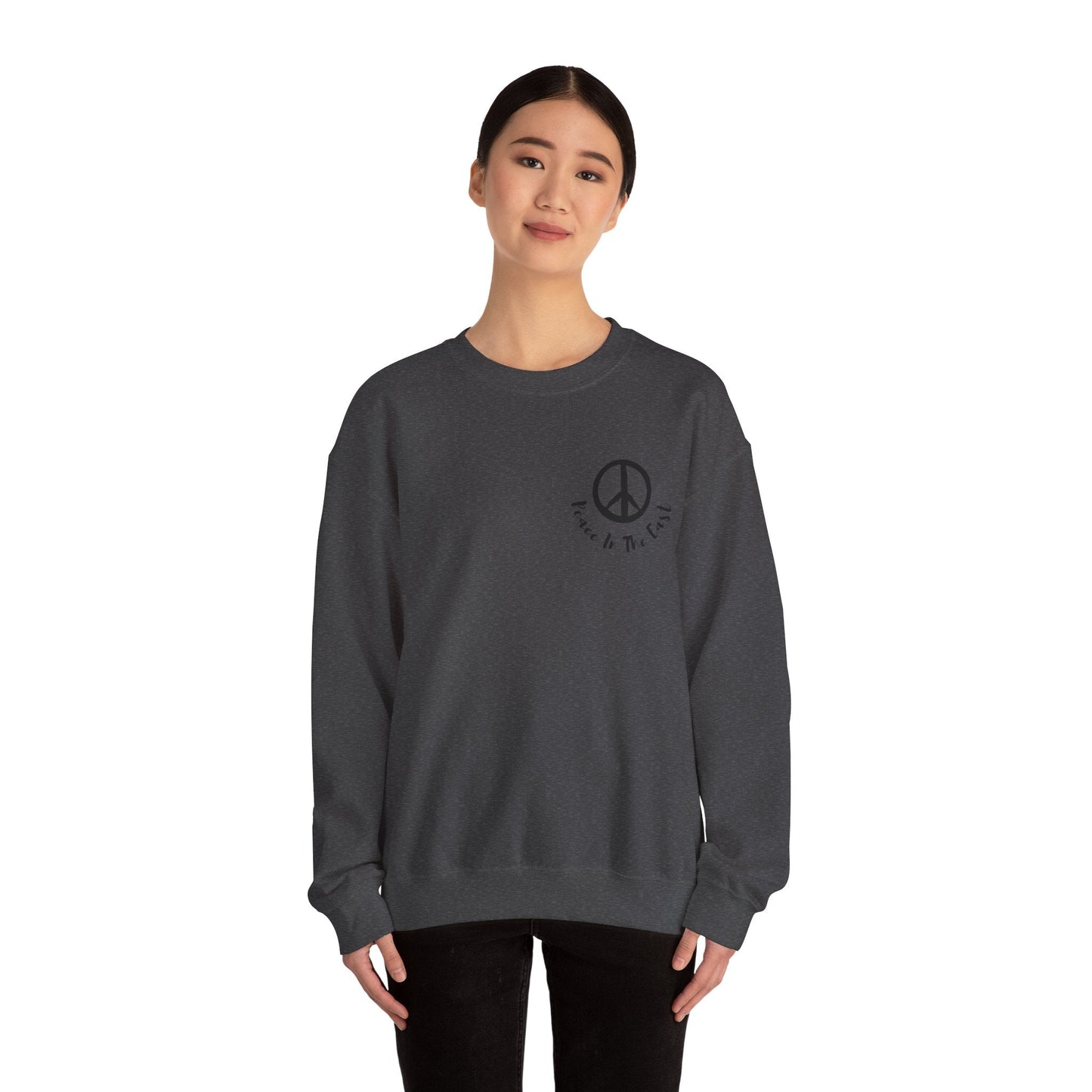 Peace In The East Unisex Heavy Blend™ Crewneck Sweatshirt