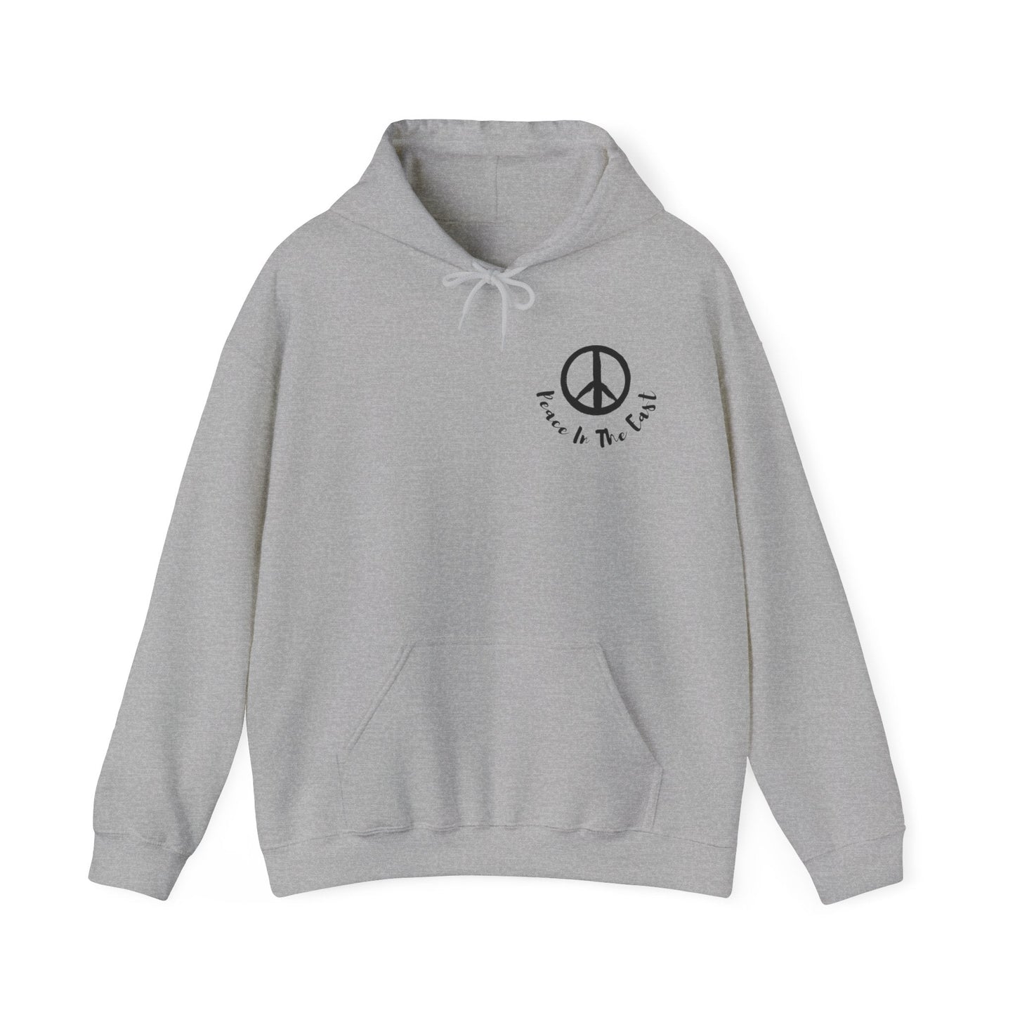 Peace In The East Unisex Heavy Blend™ Hooded Sweatshirt Sport Grey