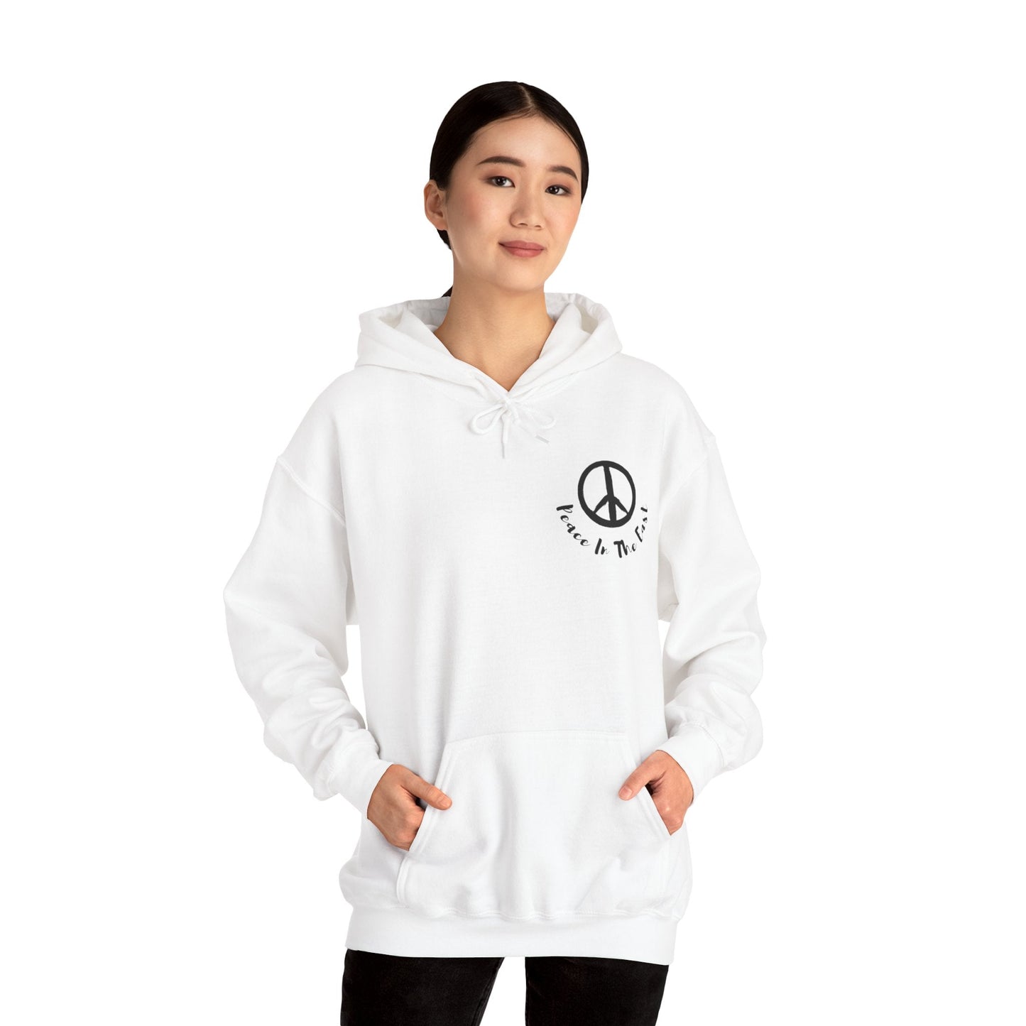 Peace In The East Unisex Heavy Blend™ Hooded Sweatshirt