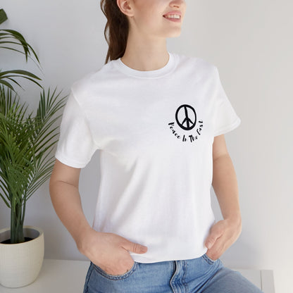 Peace In The East Unisex Jersey Short Sleeve Tee