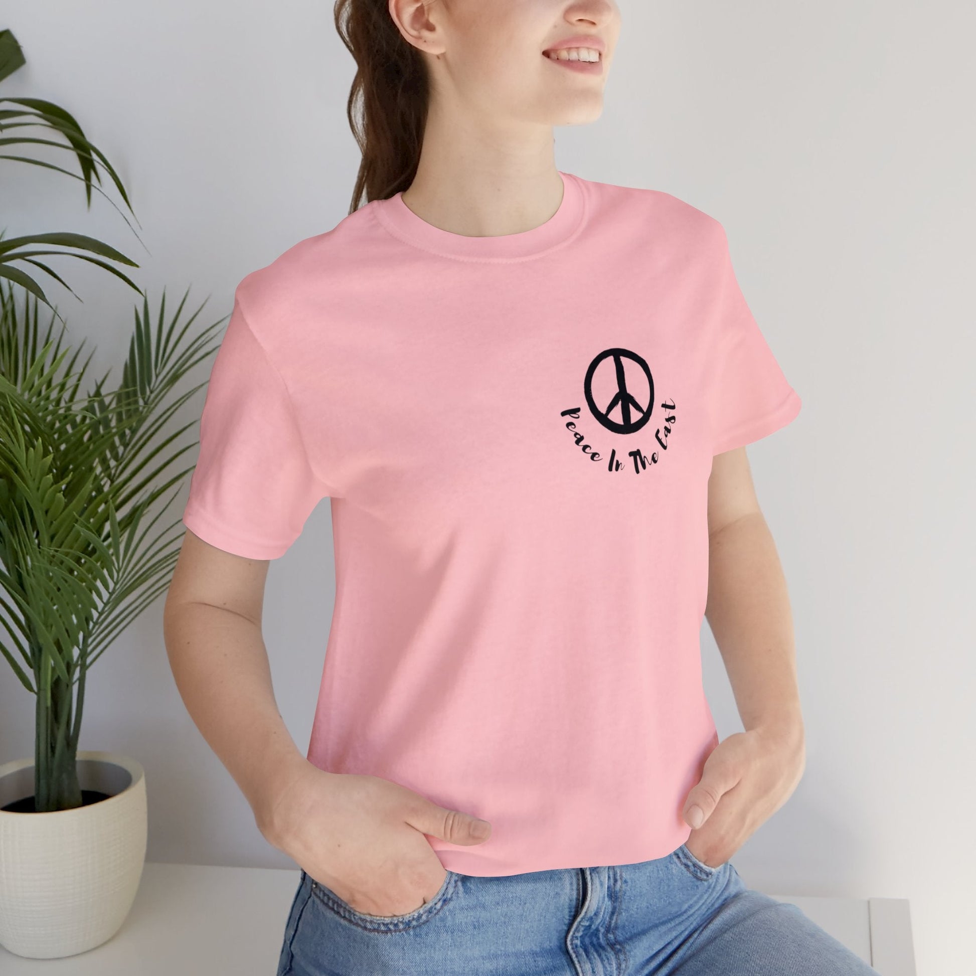 Peace In The East Unisex Jersey Short Sleeve Tee