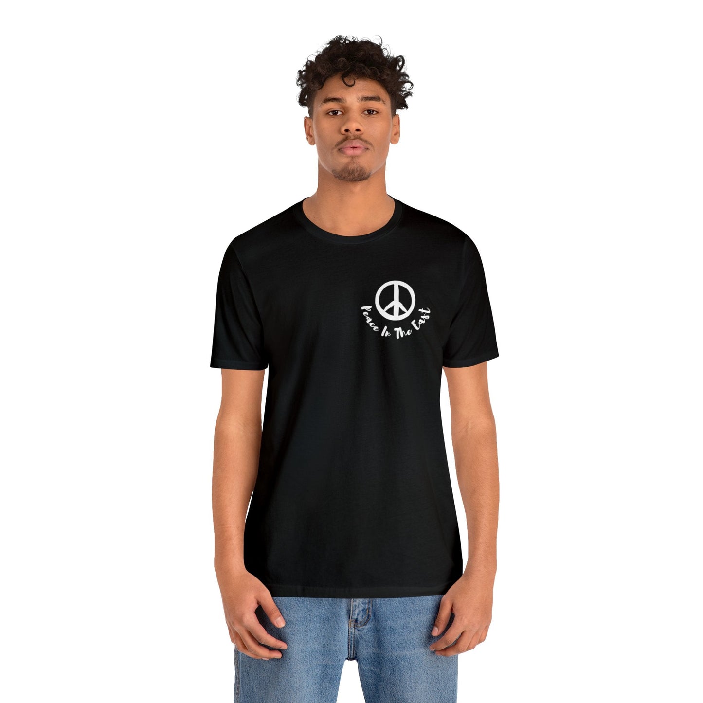 Peace In The East Unisex Jersey Short Sleeve Tee