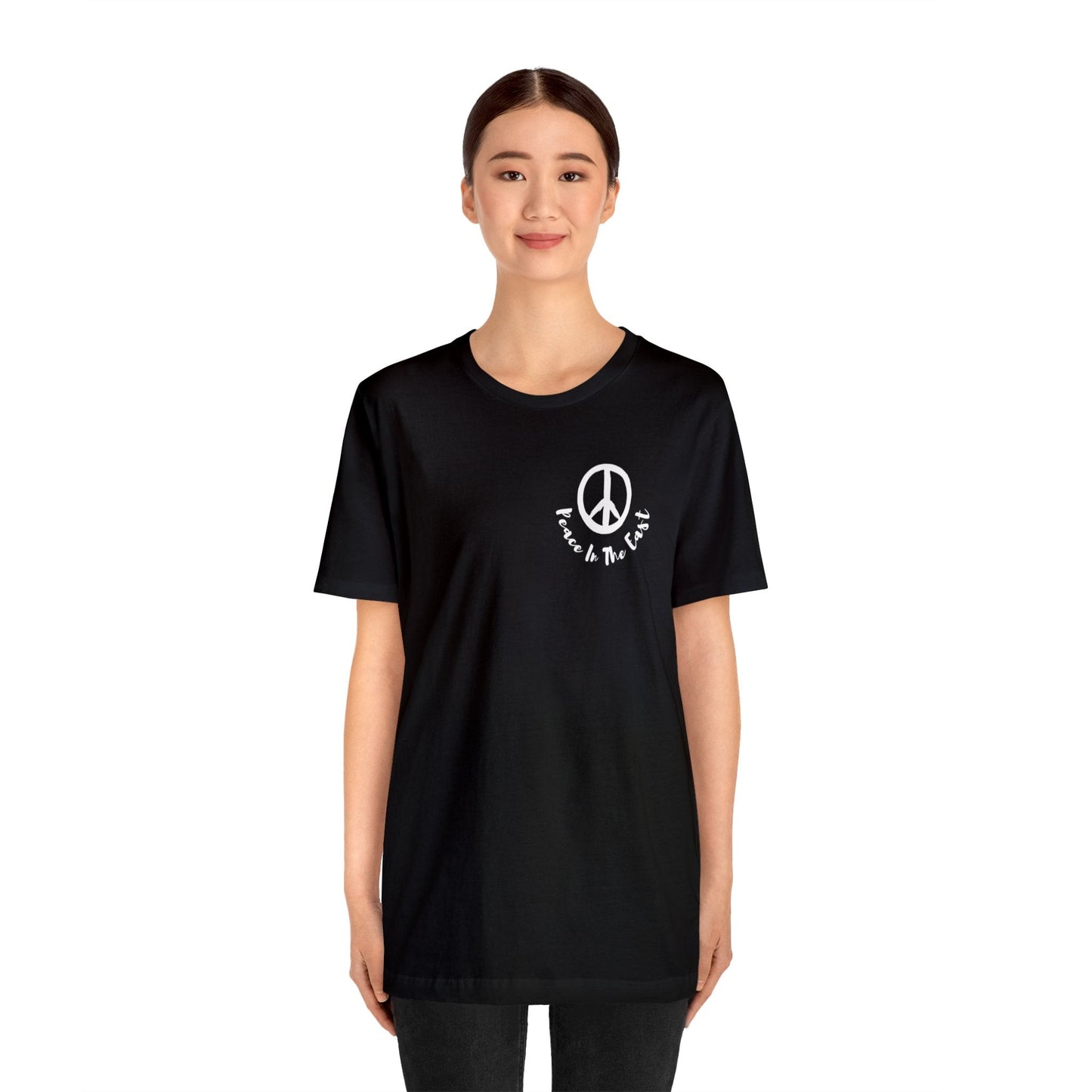 Peace In The East Unisex Jersey Short Sleeve Tee