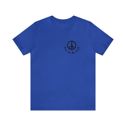 Peace In The East Unisex Jersey Short Sleeve Tee True Royal