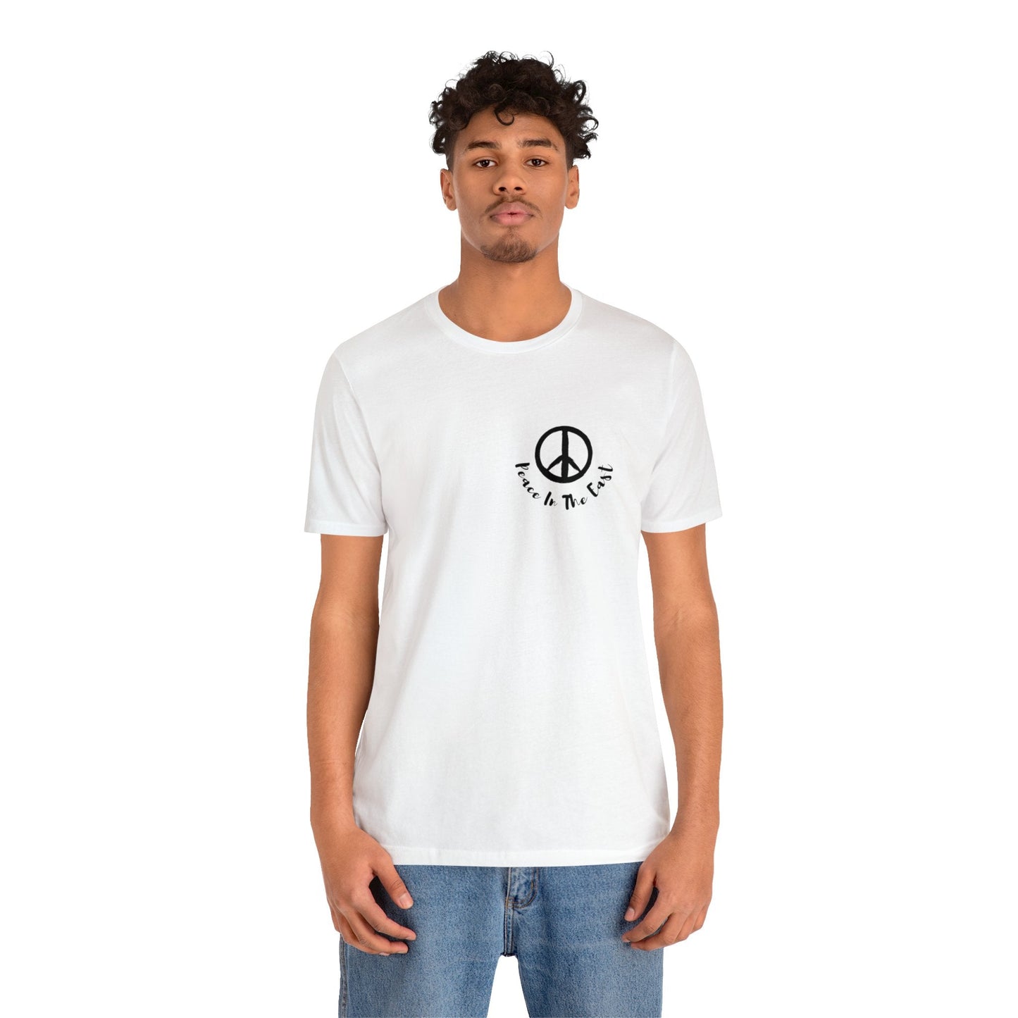 Peace In The East Unisex Jersey Short Sleeve Tee