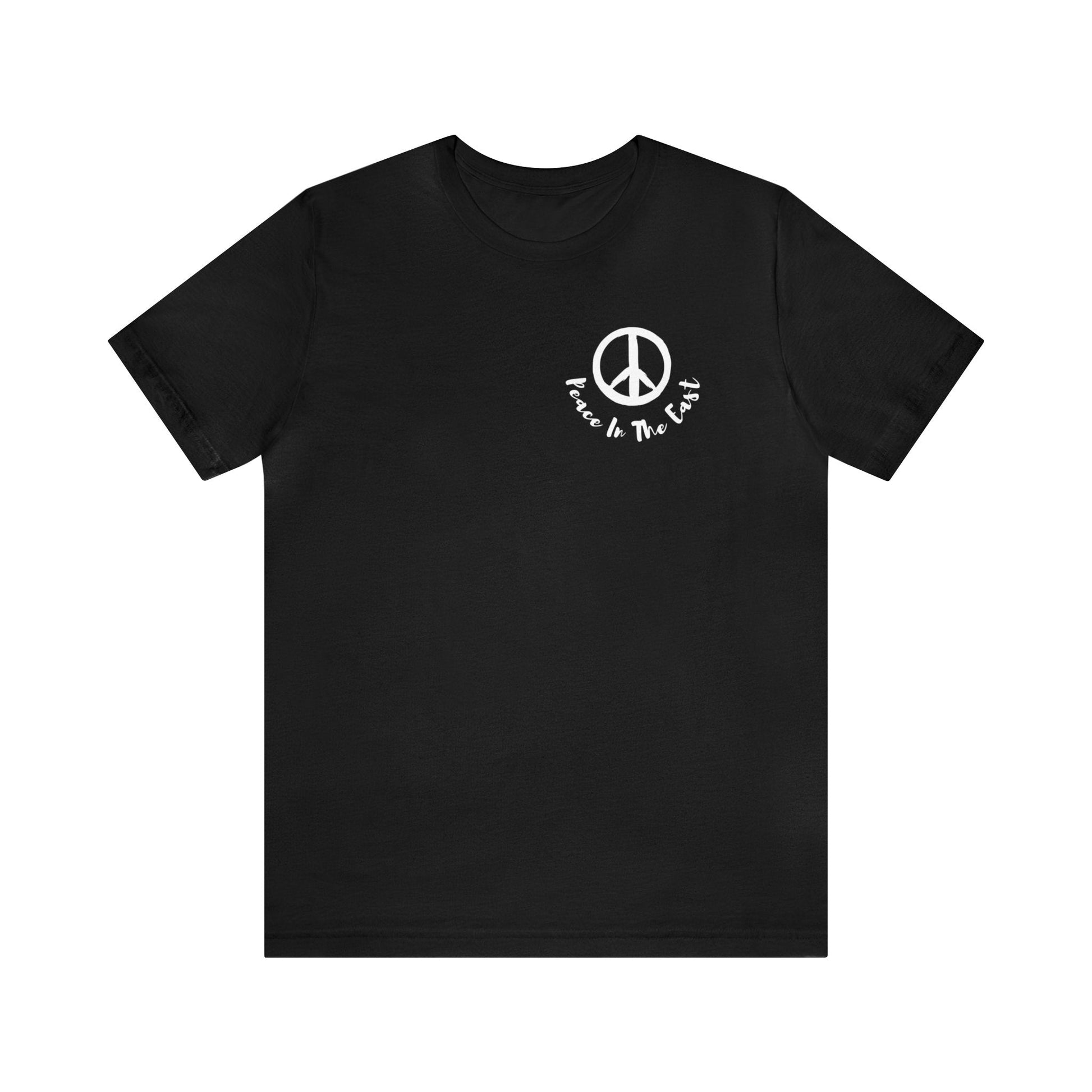 Peace In The East Unisex Jersey Short Sleeve Tee Black